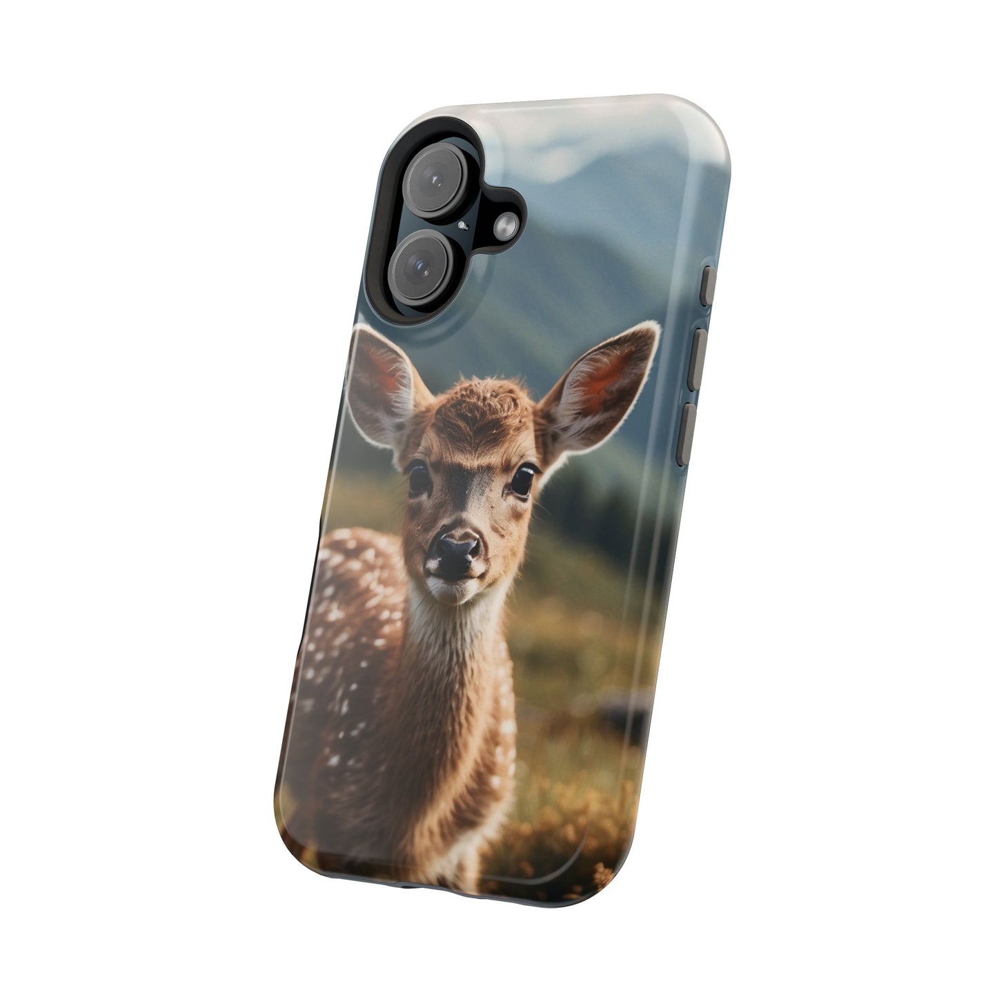 Gentle Fawn in Mountain Meadows MagSafe iPhone Case