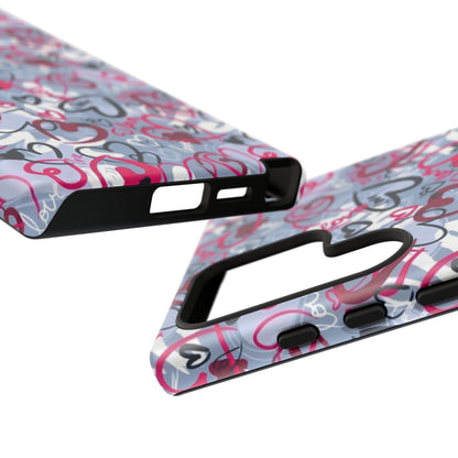 Graffiti Love Hearts Samsung Galaxy Case