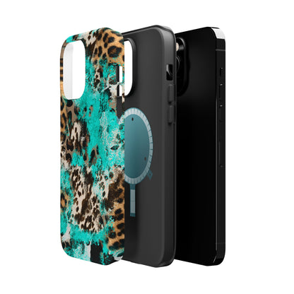 Aqua Splash Leopard - MagSafe iPhone Series Case