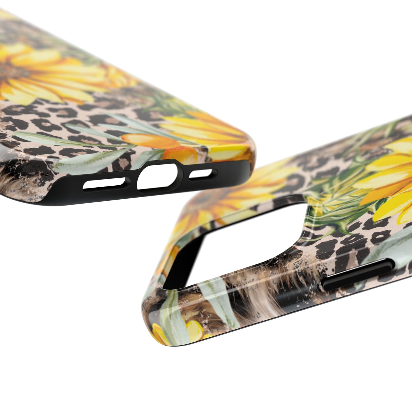 Leopard Sunflower Chic - iPhone Series Case