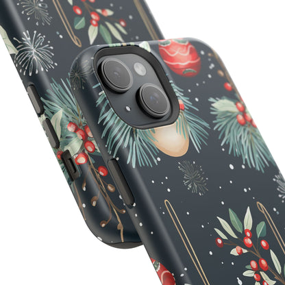 Elegant Christmas Ornaments and Pine - MagSafe iPhone Series Case