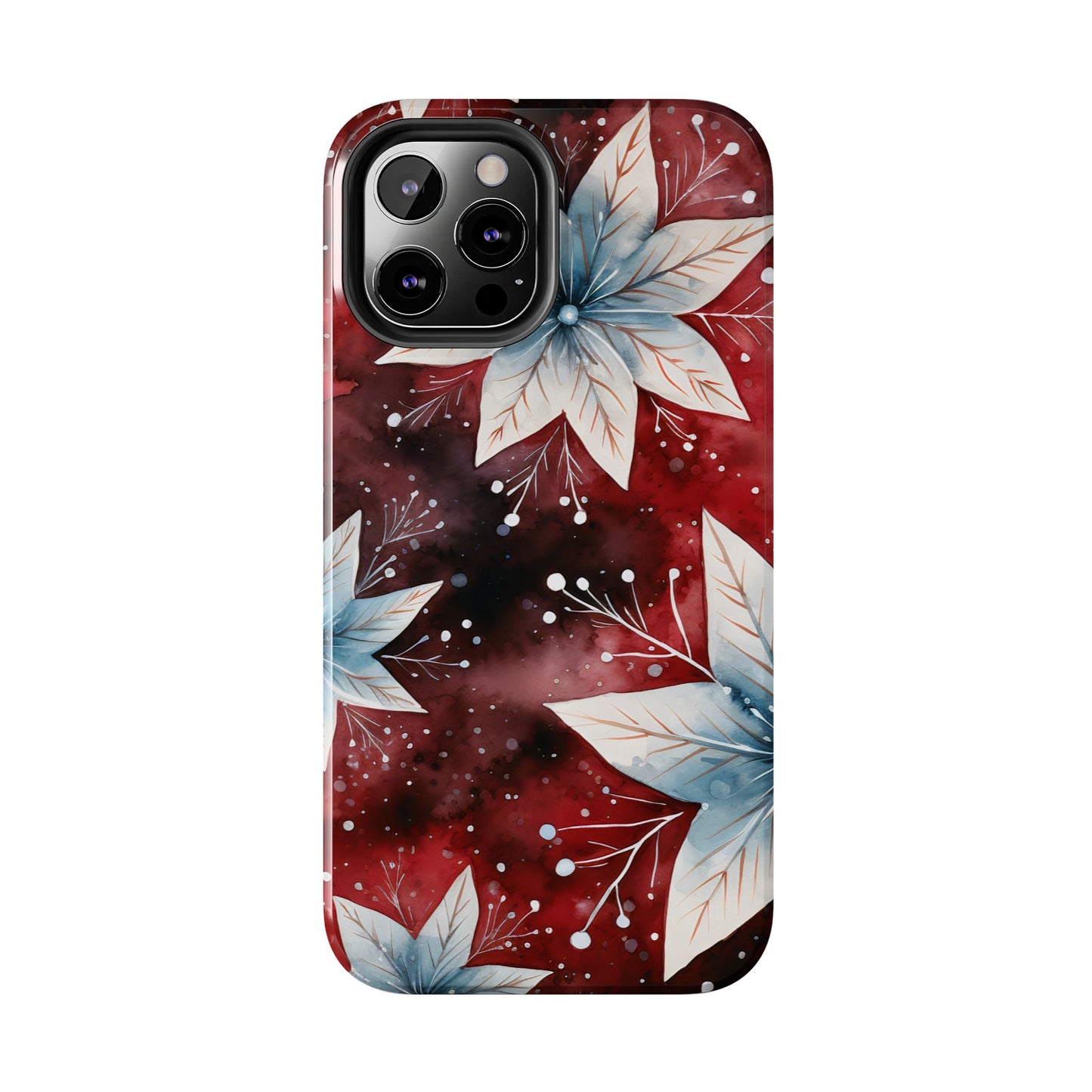 Winter Bloom Poinsettia – iPhone Case