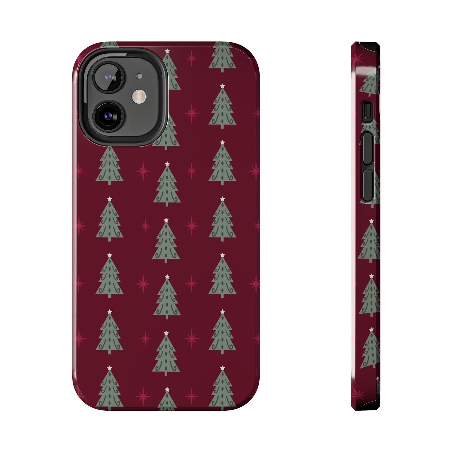 Retro Christmas Tree Pattern – iPhone Series Case