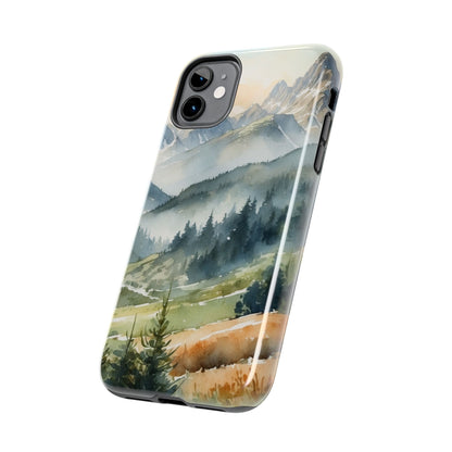 Serene Alpine Forest - iPhone Case