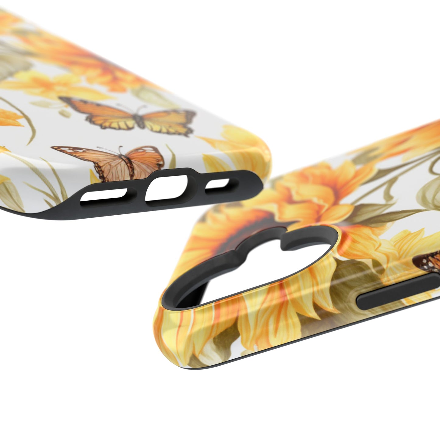 Sunflower & Butterfly Bliss - MagSafe iPhone Series Case