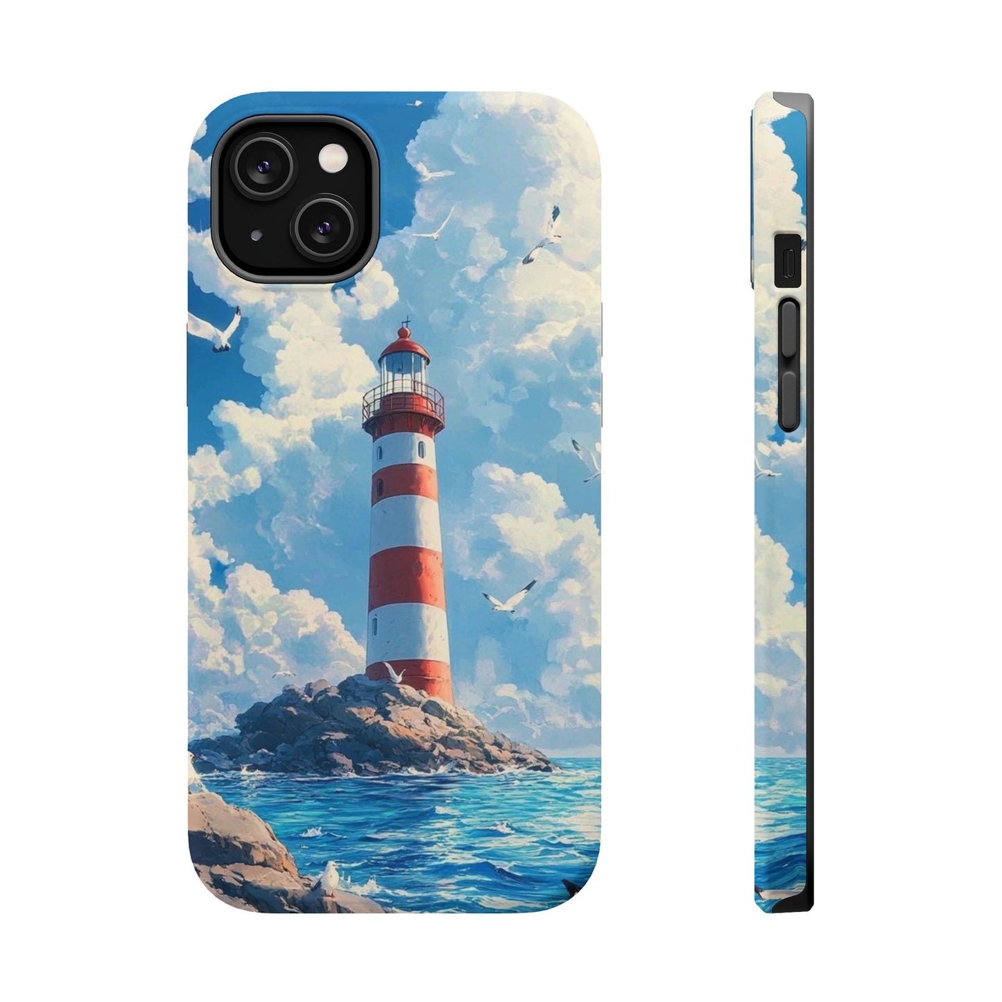 Iphone Case - Majestic Lighthouse Scene Design