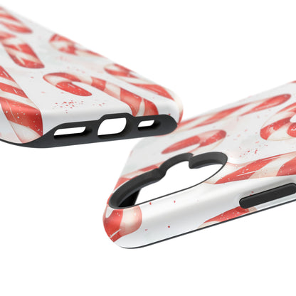 Festive Candy Cane Delight - MagSafe iPhone Series Case