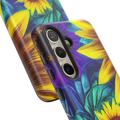 Purple & Gold Sunflower Dream - Samsung Galaxy Series Case