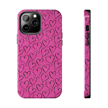 Heartfelt Glam iPhone Case