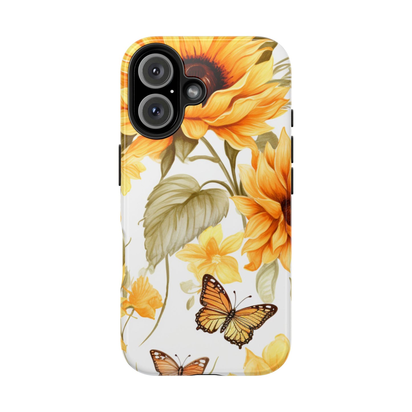 Sunflower & Butterfly Bliss - iPhone Series Case