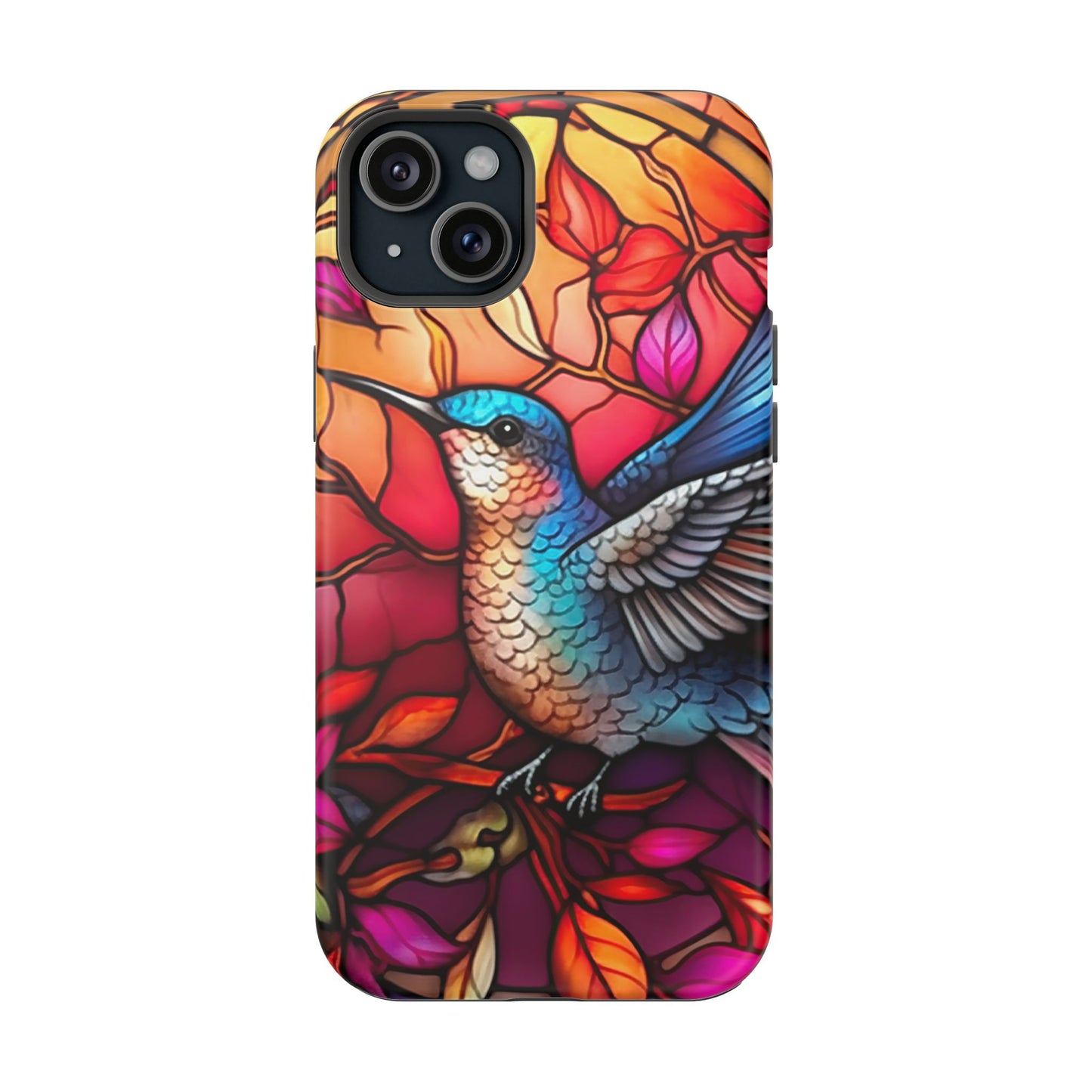 Radiant Multicolor Bird Artwork - MagSafe iPhone Case