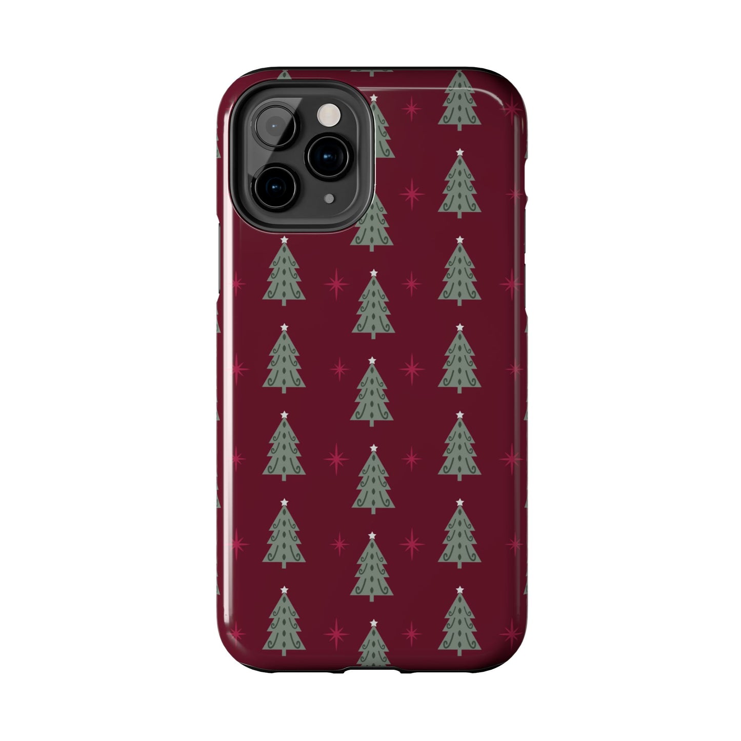 Retro Christmas Tree Pattern – iPhone Series Case