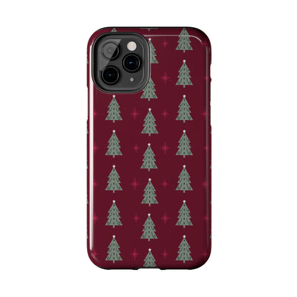 Retro Christmas Tree Pattern – iPhone Series Case