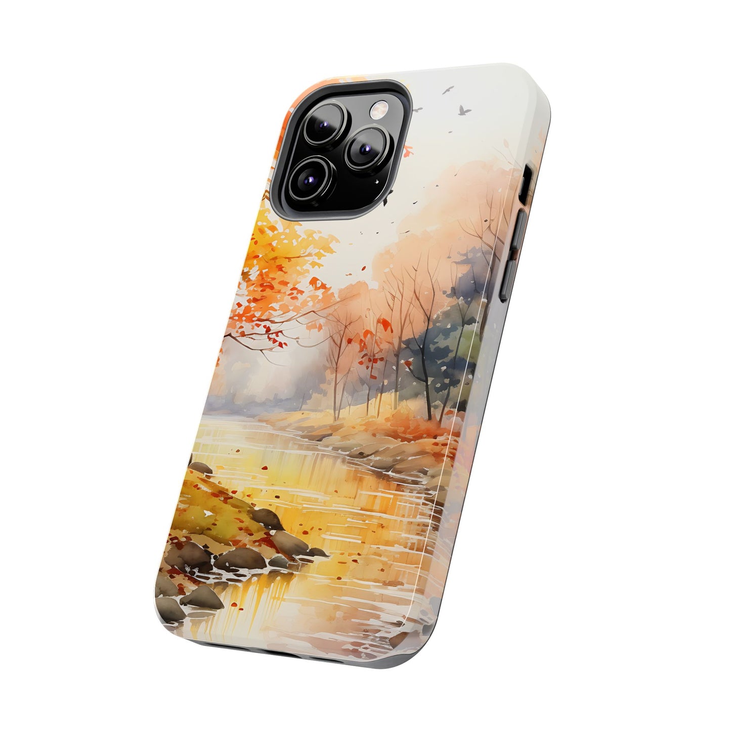 Autumn River Serenity – iPhone Case