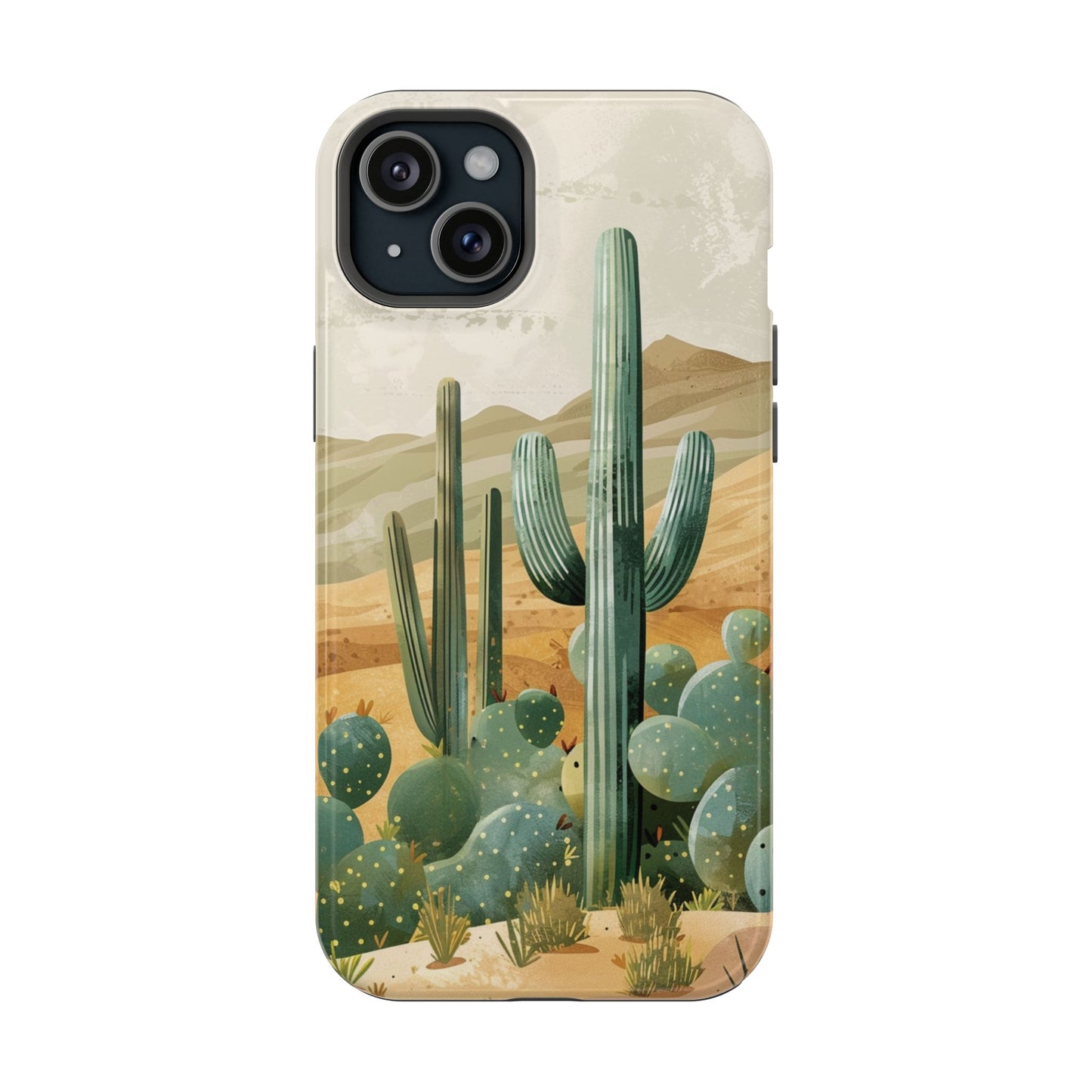 Desert Oasis Cactus iPhone Case