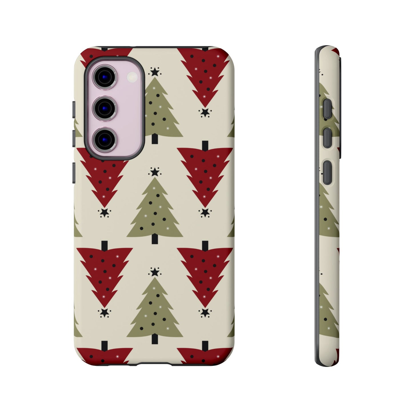 Retro Christmas Trees Pattern - Samsung Galaxy Series Case