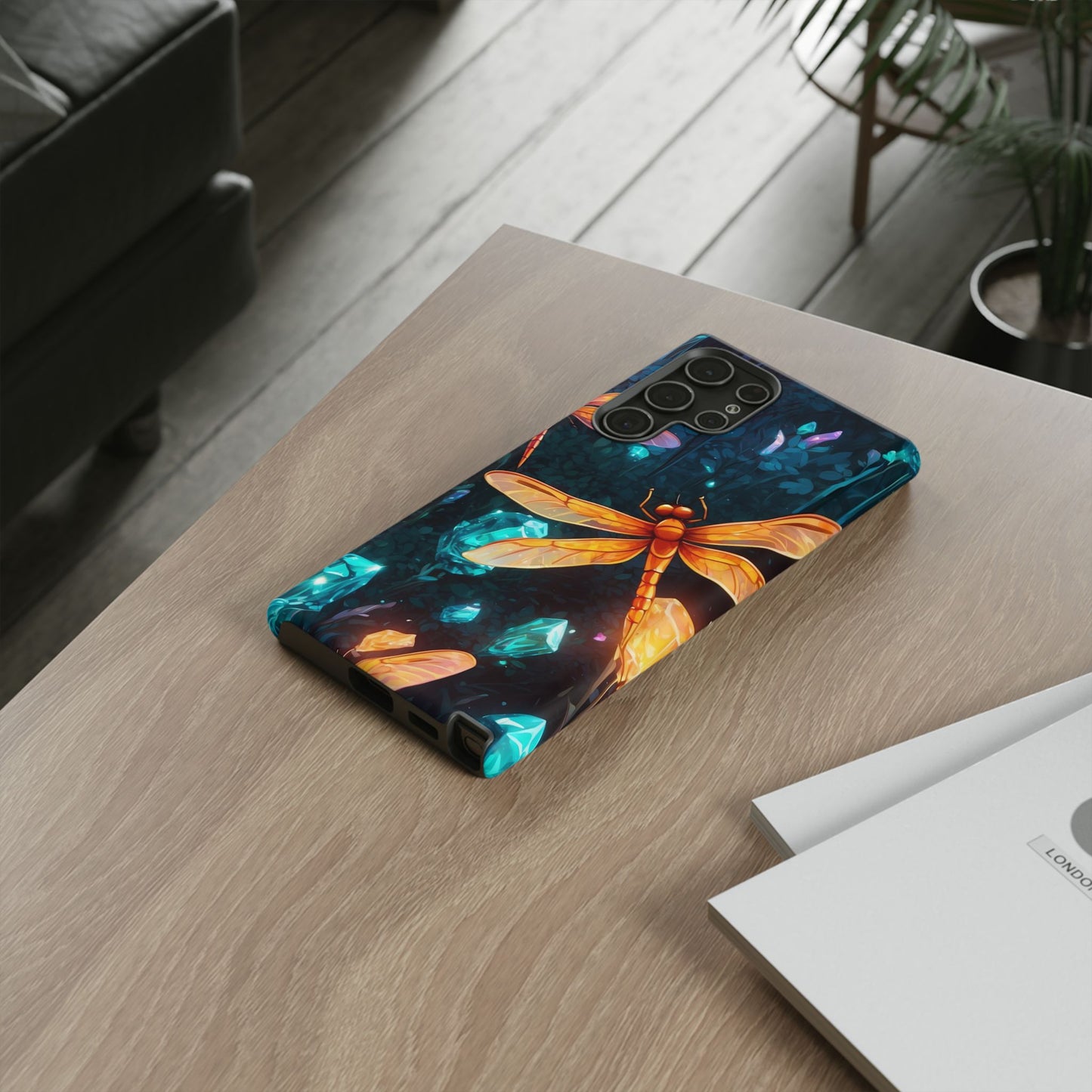 Mystical Dragonflies & Crystals – Samsung Galaxy Series Case