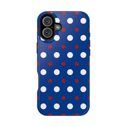 Patriotic Polka Dots – MagSafe iPhone Case