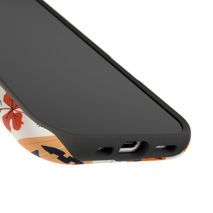 Spooky Pumpkin & Skeleton MagSafe iPhone Case – Halloween Jack-O'-Lantern Design