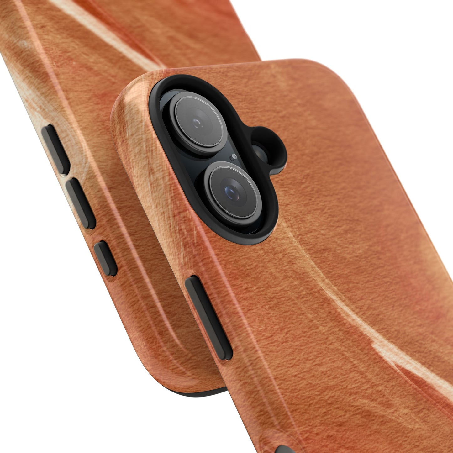 Earthy Terracotta Swirl MagSafe iPhone Case – Elegant Design with Magnetic Precision