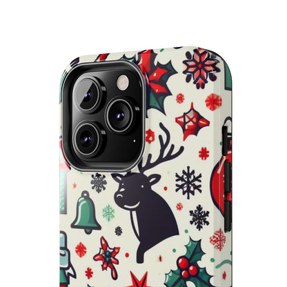 Cartoon Christmas Cheer – iPhone Case