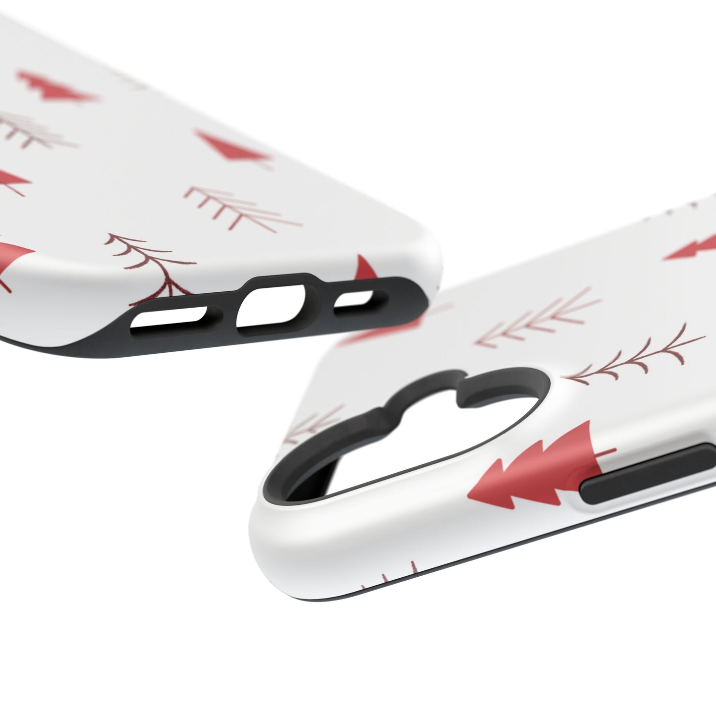 Scandi Red Pine Trees - MagSafe iPhone Series Case