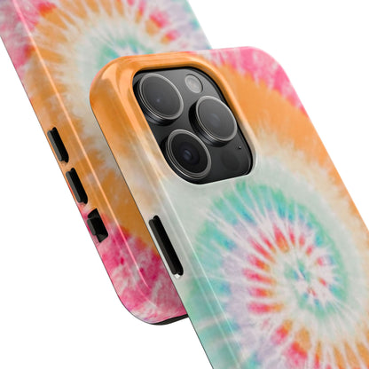 Pastel Swirl Tie-Dye iPhone Case – Soft & Minimalistic Style