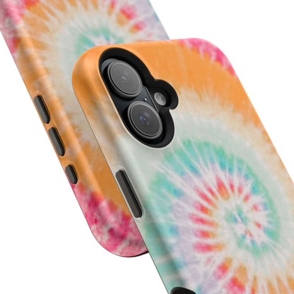 Pastel Tie-Dye MagSafe iPhone Case – Soft Colors & Magnetic Functionality