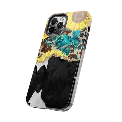 Rustic Sunflower Leopard Glam - iPhone Series Case