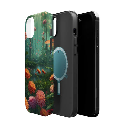 Enchanted Forest Dragonflies & Blossoms – MagSafe iPhone Series Case