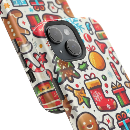 Festive Christmas Icons Pattern – MagSafe iPhone Series Case