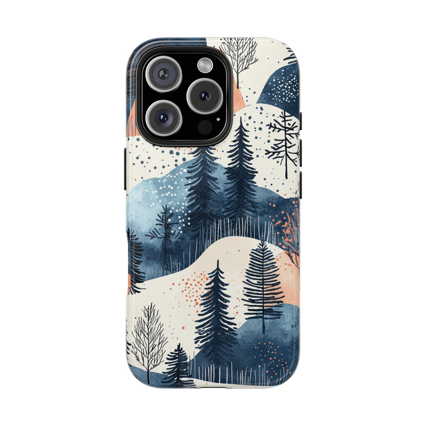 Winter Forest Samsung Galaxy Case | Watercolor Pine Trees