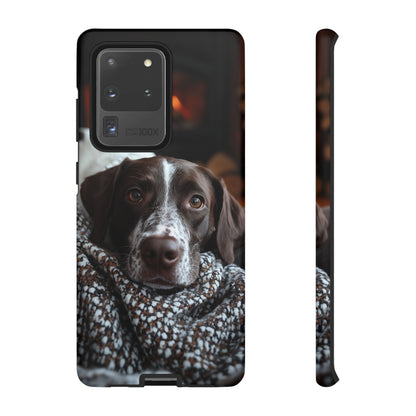 Relaxed German Shorthaired Pointer Samsung Galaxy Case – Rustic Charm Protective Cover