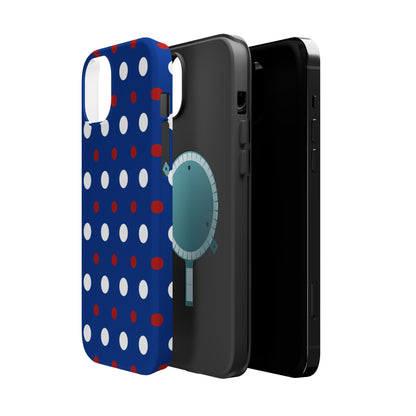 Patriotic Polka Dots – MagSafe iPhone Case