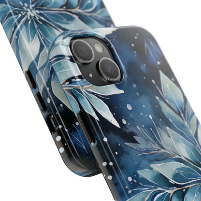 Winter’s Embrace – Blue Snowflake Samsung Galaxy Case