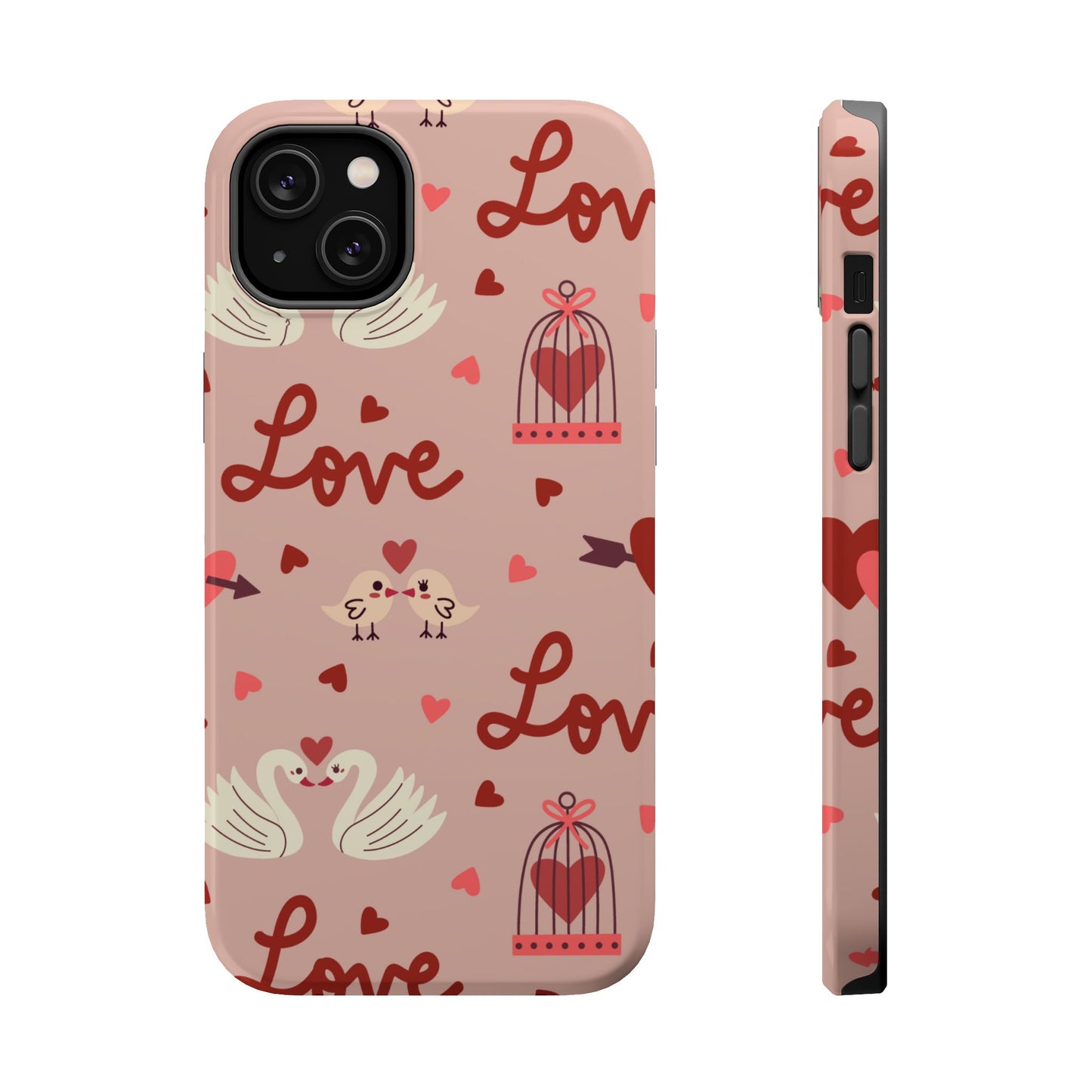 Lovebirds & Swans MagSafe iPhone Case