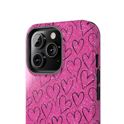 Heartfelt Glam iPhone Case