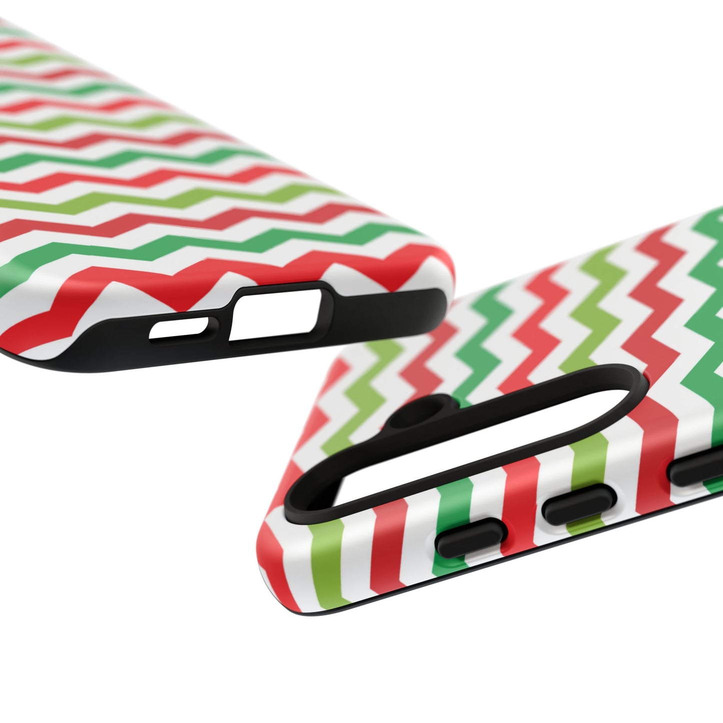 Vibrant Fiesta Chevron – Yellow Green, Green & Red Geometric Case