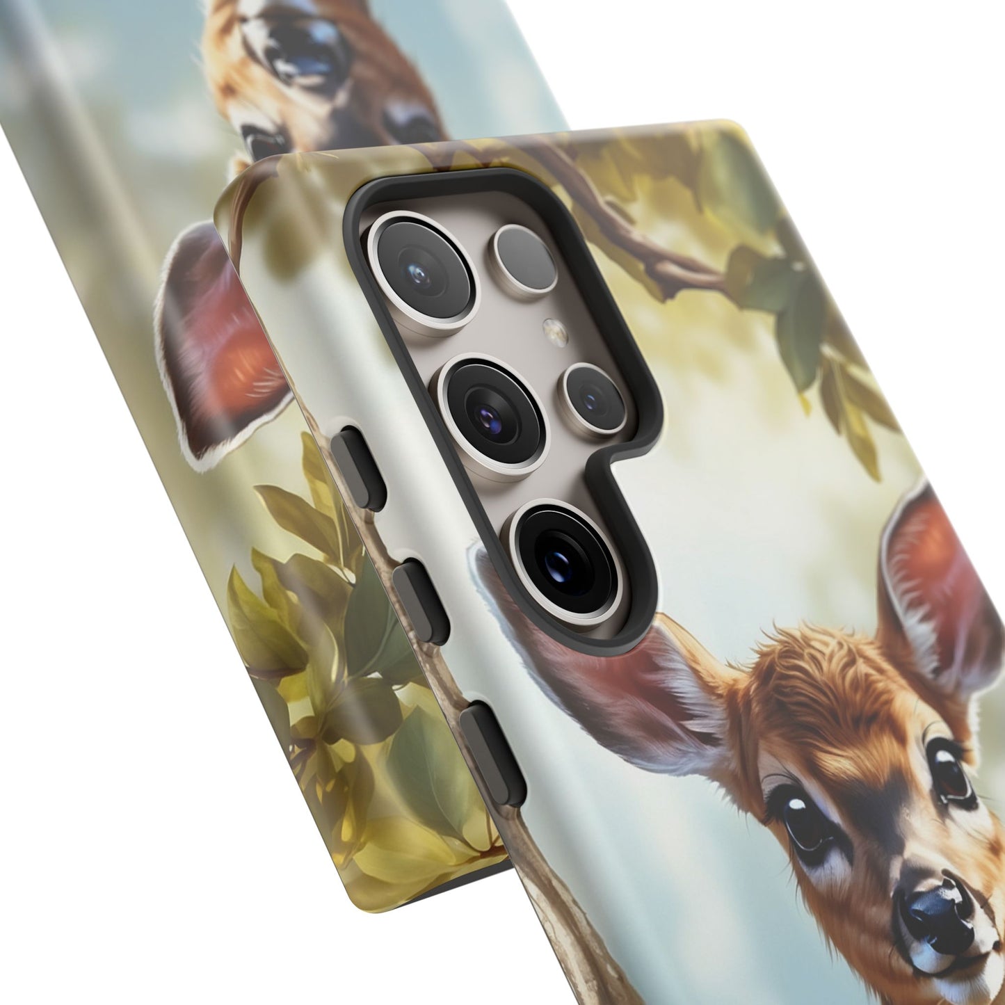 Whimsical Fawn in a Sunlit Forest Samsung Galaxy Case