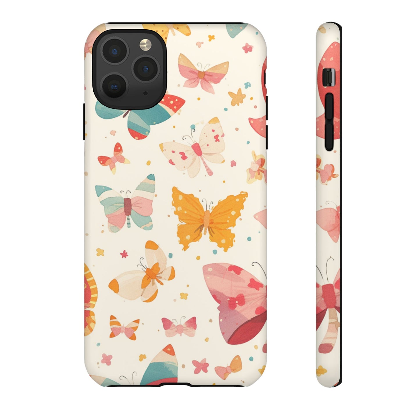 Coquette Watercolor Butterfly iPhone Case