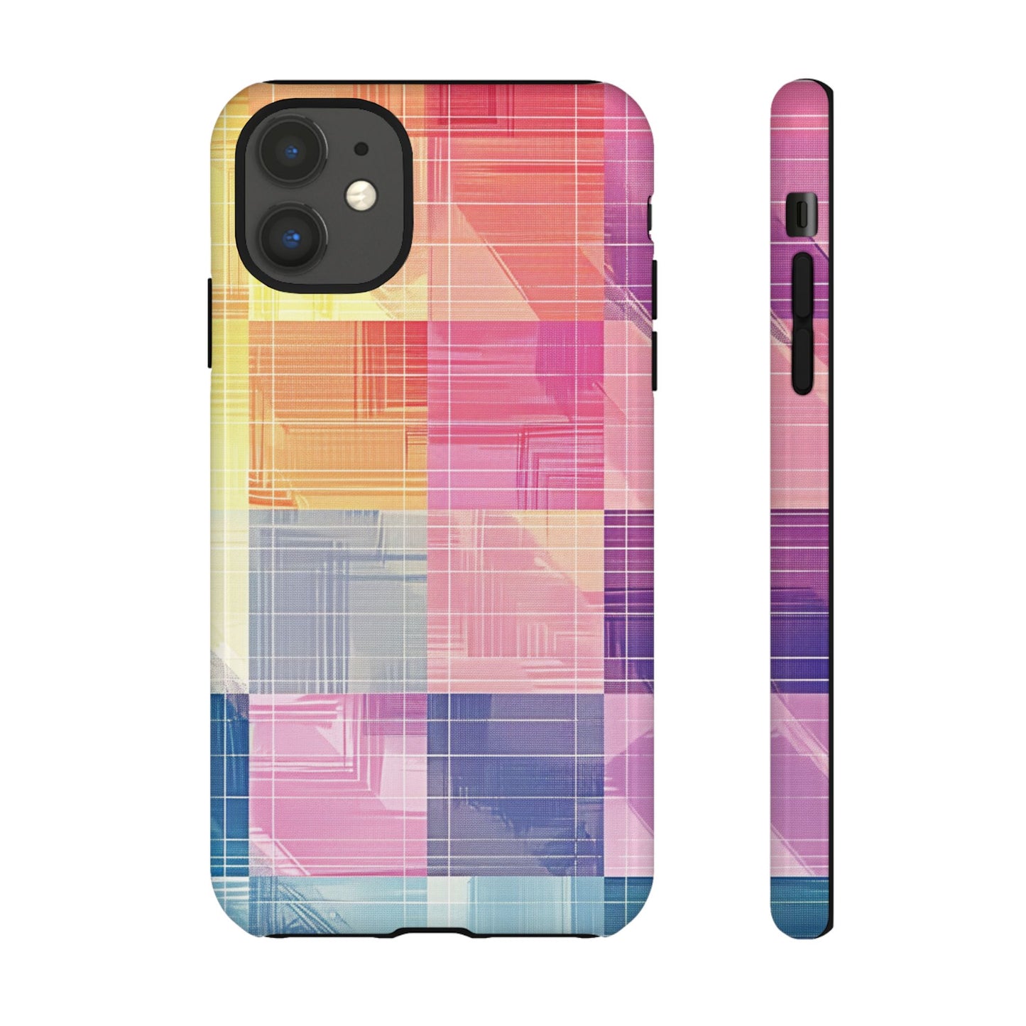 Pastel Panache Watercolor Plaid Case