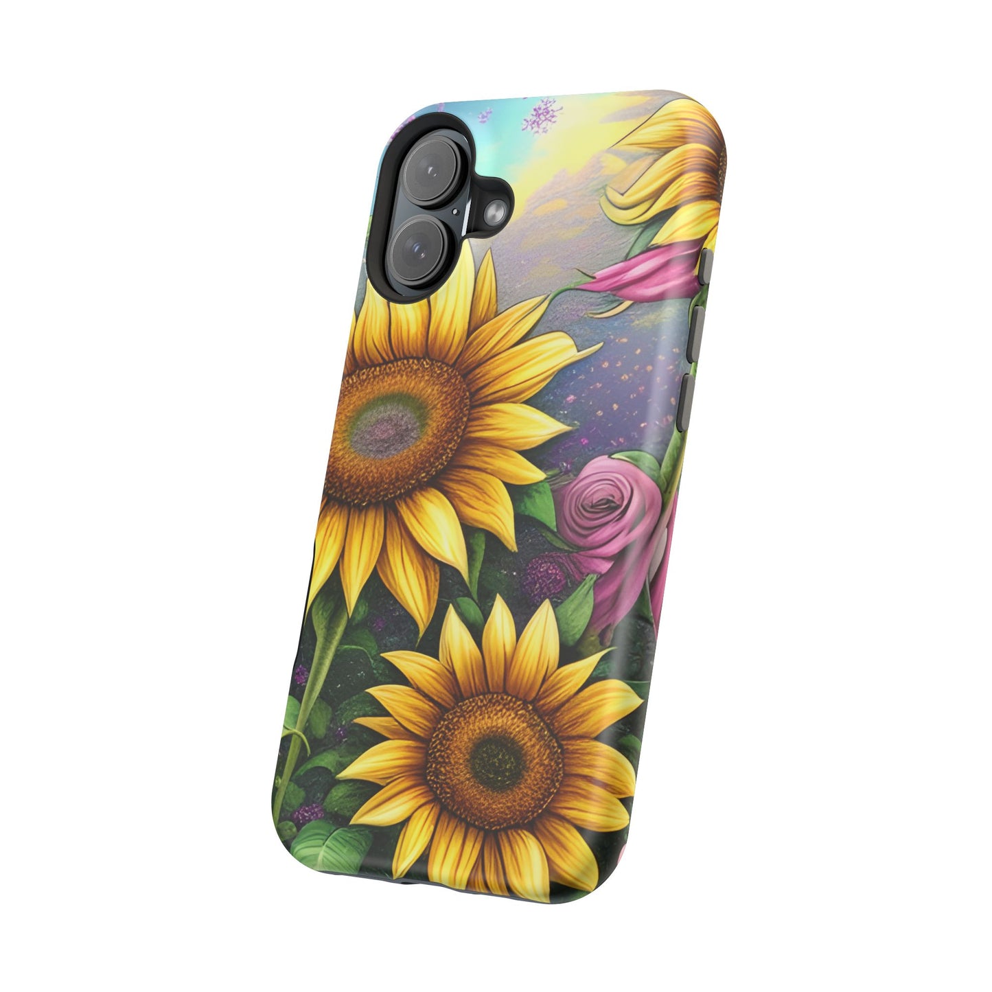 Whimsical Sunflower & Rose Garden - MagSafe iPhone Series Case