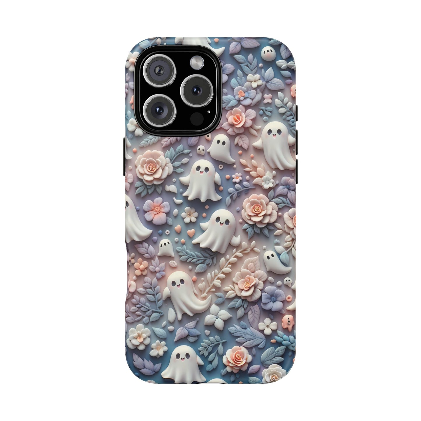 Ghosts Flowers Phone Case - Enchanting Ethereal Aesthetic