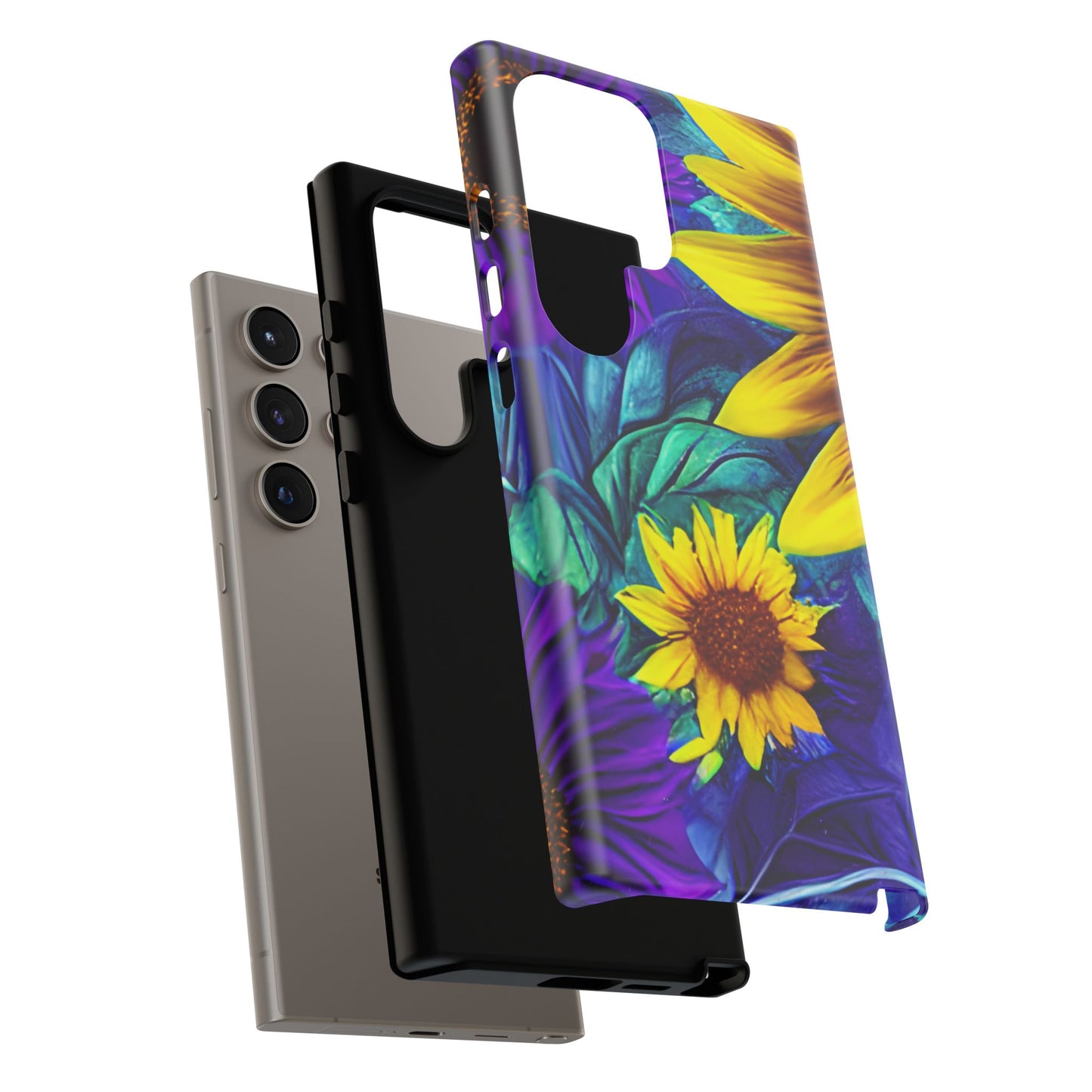 Purple & Gold Sunflower Dream - Samsung Galaxy Series Case