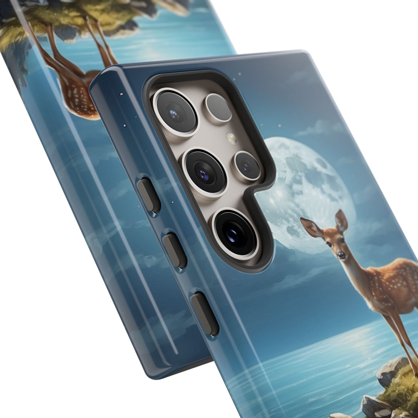 Enchanted Fawn Under the Moonlit Sky Samsung Galaxy Case