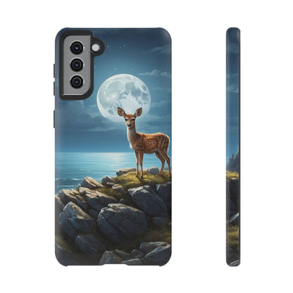 Enchanted Fawn Under the Moonlit Sky Samsung Galaxy Case