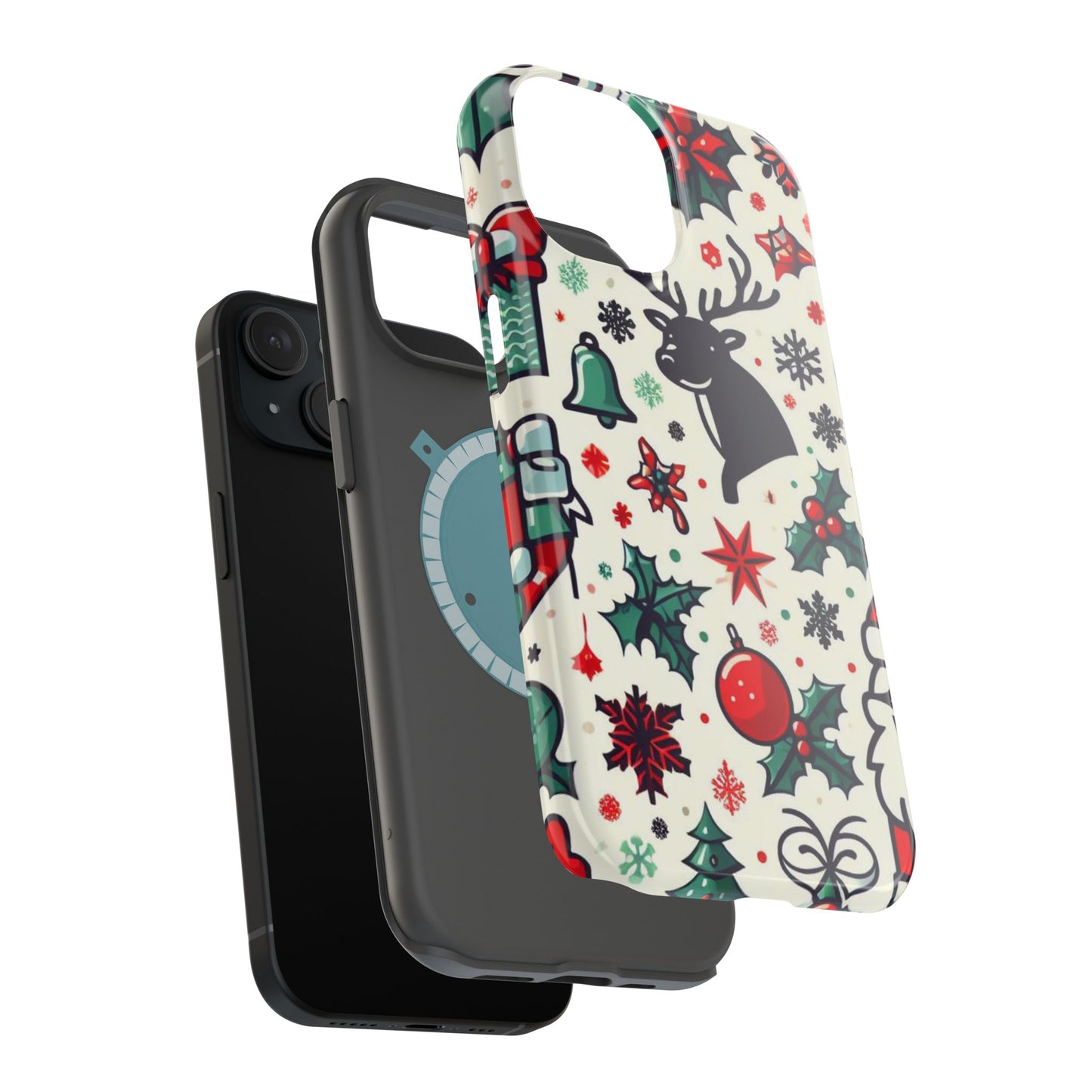 Cartoon Christmas Cheer – MagSafe iPhone Case