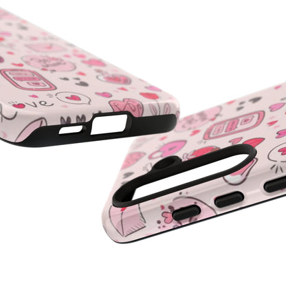 Samsung Galaxy Case: Playful Valentine's Day Icons Case