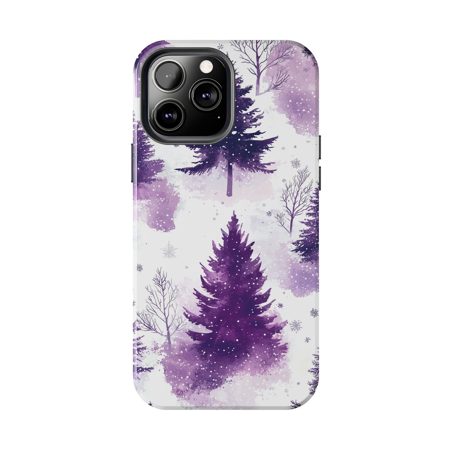 Purple Snowy Forest - iPhone Series Case