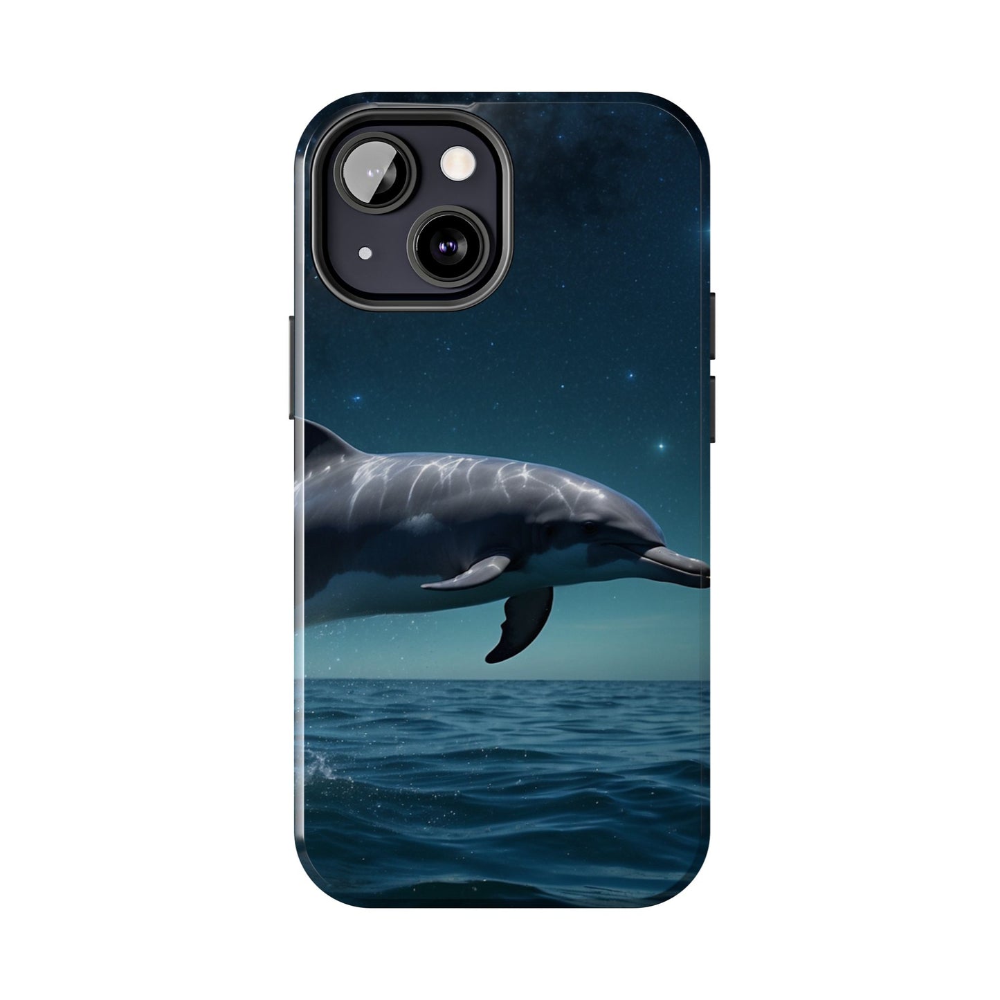 Midnight Ocean Dolphin - iPhone Case